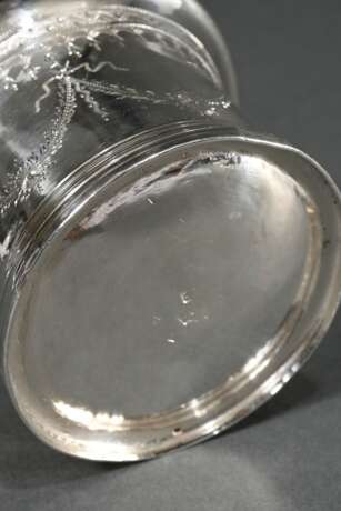 Small vessel with conical walls, floral brightcut … - photo 5 Small vessel with conical walls, floral brightcut … - photo 5