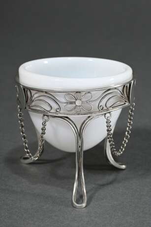 Delicate Empire salt cellar with fine chain decora… - photo 1 Delicate Empire salt cellar with fine chain decora… - photo 1