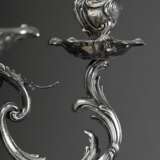 Large, richly rocaille-decorated table girandole w… - photo 5