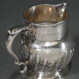 English milk jug with curved fluted pattern on sph… - photo 1