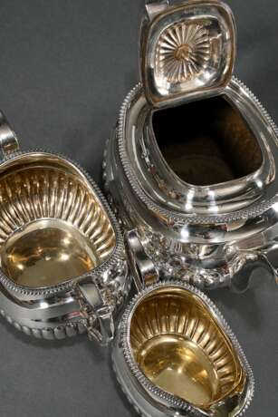 3 Pieces George III tea set on small ball feet wit… - photo 4 3 Pieces George III tea set on small ball feet wit… - photo 4