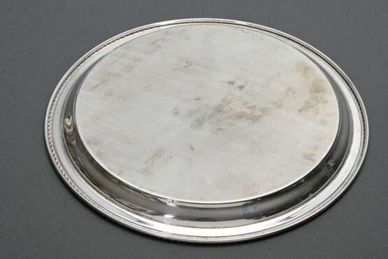 Round English tray with fluted rim, Gorham, USA, 9… - фото 2