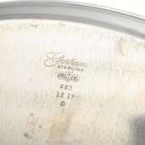 Round English tray with fluted rim, Gorham, USA, 9… - фото 3