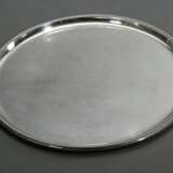 Round tray with fluted rim, Wilhelm T. Binder, 835… - фото 2