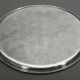 Round tray with fluted rim, Wilhelm T. Binder, 835… - фото 3