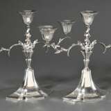 Pair of three-light girandoles in expressionist st… - фото 1