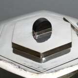 4-Piece hammered Art Deco coffee and tea service i… - photo 3