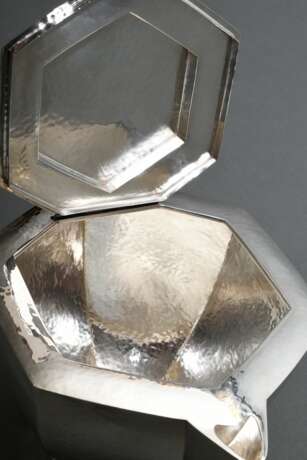 4-Piece hammered Art Deco coffee and tea service i… - photo 4 4-Piece hammered Art Deco coffee and tea service i… - photo 4