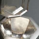 4-Piece hammered Art Deco coffee and tea service i… - photo 4