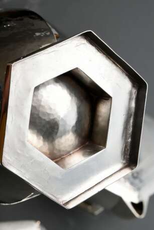 4-Piece hammered Art Deco coffee and tea service i… - photo 6 4-Piece hammered Art Deco coffee and tea service i… - photo 6