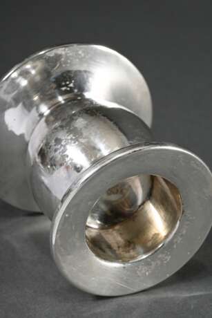 Martellated Art Deco candlestick with spherical bo… - photo 2