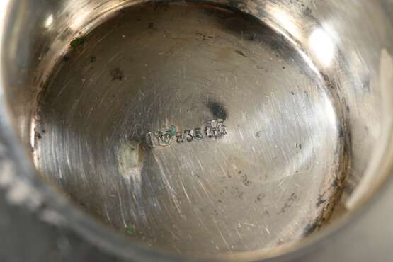 Martellated Art Deco candlestick with spherical bo… - photo 3