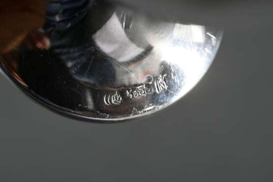 Pair of hammered egg cups in elegant design, 835 s… - photo 3 Pair of hammered egg cups in elegant design, 835 s… - photo 3