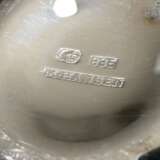 4 hammered fist cups with gold-plated rim, maker's… - photo 4