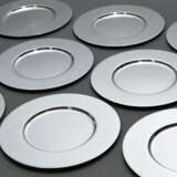 12 Plain silver-plated Christofle place plates, Ø … - photo 1
