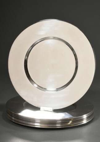 12 Plain silver-plated Christofle place plates, Ø … - photo 4 12 Plain silver-plated Christofle place plates, Ø … - photo 4