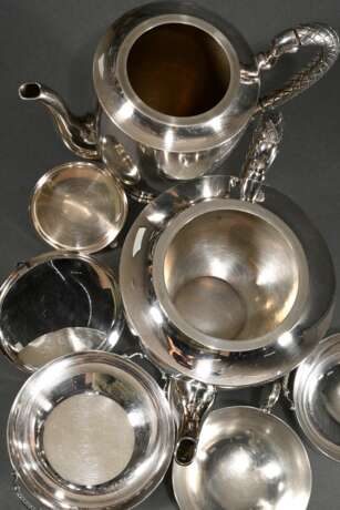 5 Pieces mid-century coffee and tea set in a elega… - photo 5