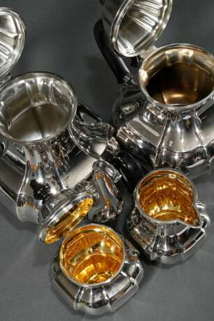 4-piece coffee and tea service with angular, round… - photo 3 4-piece coffee and tea service with angular, round… - photo 3