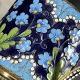 6 Various pieces of Russian tea set with coloured … - photo 6