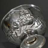 English footed bowl with embossed cloverleaf decor… - photo 2