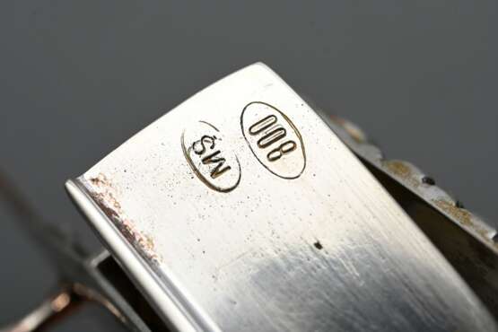 Wick trimmer with floral relief, 800 silver, 87g, … - фото 4 Wick trimmer with floral relief, 800 silver, 87g, … - фото 4