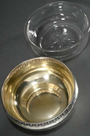 Bowl with ornamental rim and glass insert, engrave… - фото 4 Bowl with ornamental rim and glass insert, engrave… - фото 4