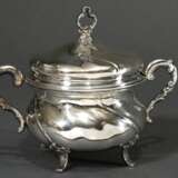 Polish sugar bowl with twisted handles on feet in … - photo 1