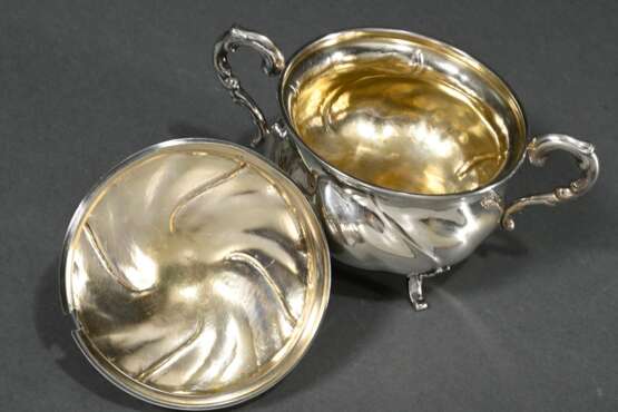 Polish sugar bowl with twisted handles on feet in … - photo 2 Polish sugar bowl with twisted handles on feet in … - photo 2