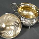 Polish sugar bowl with twisted handles on feet in … - photo 2