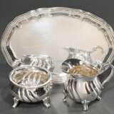 3 Pieces sugar and cream set ( height 5/9cm) in Dr… - photo 1