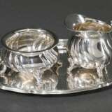3 Pieces sugar and cream set ( height 5/9cm) in Dr… - photo 4