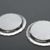 Pair of coasters, Wilhelm Binder, 835 silver, 146 … - photo 2