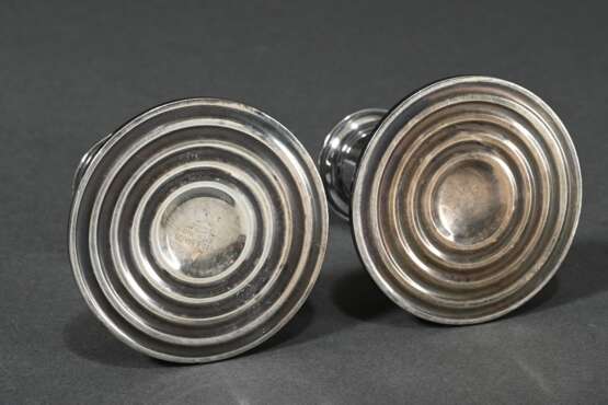 Pair of small American candlesticks with corded ed… - фото 2 Pair of small American candlesticks with corded ed… - фото 2