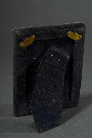 Square silver frame with crossband decoration and … - фото 2