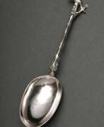 Столовые приборы. Dutch rattail spoon with figurative handle ‘Allego…