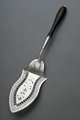 Empire cake server with floral openwork bowl and t…