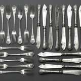 24 Pieces fruit cutlery set with Rococo decoration… - photo 2