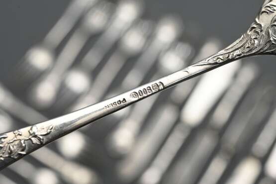 24 Pieces fruit cutlery set with Rococo decoration… - photo 4 24 Pieces fruit cutlery set with Rococo decoration… - photo 4