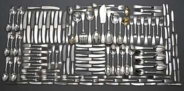 126 Pieces of Danish cutlery ‘Muschel’, hallmark: …