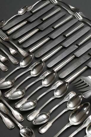 85 Pieces of cutlery with thread pattern and monog… - photo 4 85 Pieces of cutlery with thread pattern and monog… - photo 4