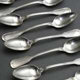 12 Teaspoons ‘Augsburger Faden’, Bruckmann & Söhne… - photo 1