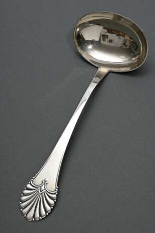 Danish soup ladle with palmette decoration, hallma… - photo 2 Danish soup ladle with palmette decoration, hallma… - photo 2