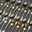 36 Various mocha spoons: 12x ‘pearl pattern’, 6x ‘… - Аукционные цены