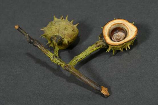 Trompe l'oeil ‘Chestnut’, naturalistic in shape an… - фото 1