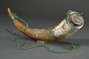 Drinking horn with royal Bavarian coat of arms and…