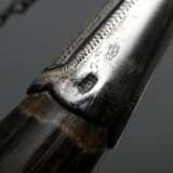 Russian vodka drinking horn with niello mounting, … - photo 4