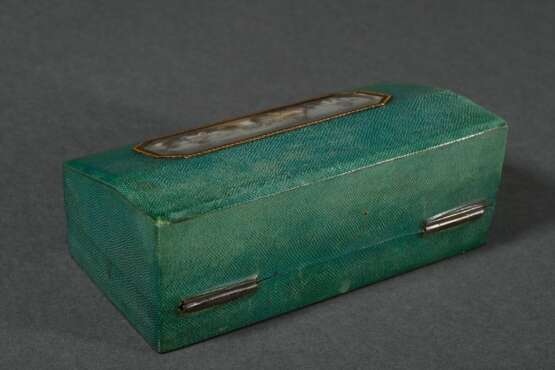 Travel writing set in green-coloured lizard skin c… - photo 5 Travel writing set in green-coloured lizard skin c… - photo 5