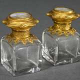 Biedermeier burl wood box in chest form with appli… - photo 3