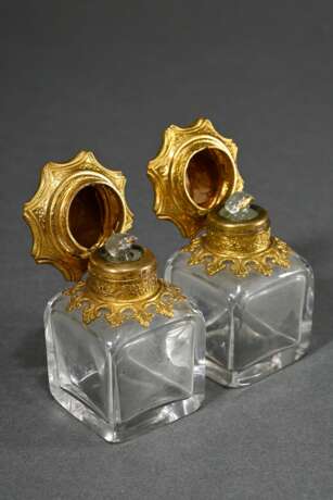 Biedermeier burl wood box in chest form with appli… - photo 5