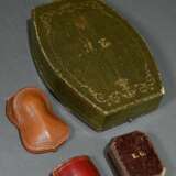 4 Various old jewellery boxes with leather covers … - photo 1